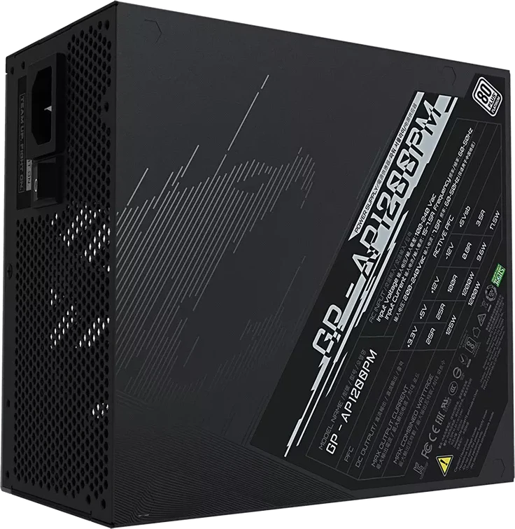 Блок питания Gigabyte AORUS P1200W, 80+ Platinum, модульный — 5