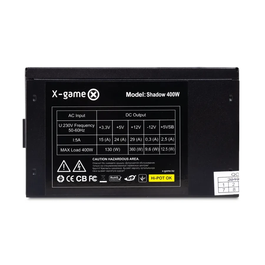 Блок питания XG Shadow, 400W, ATX — 3