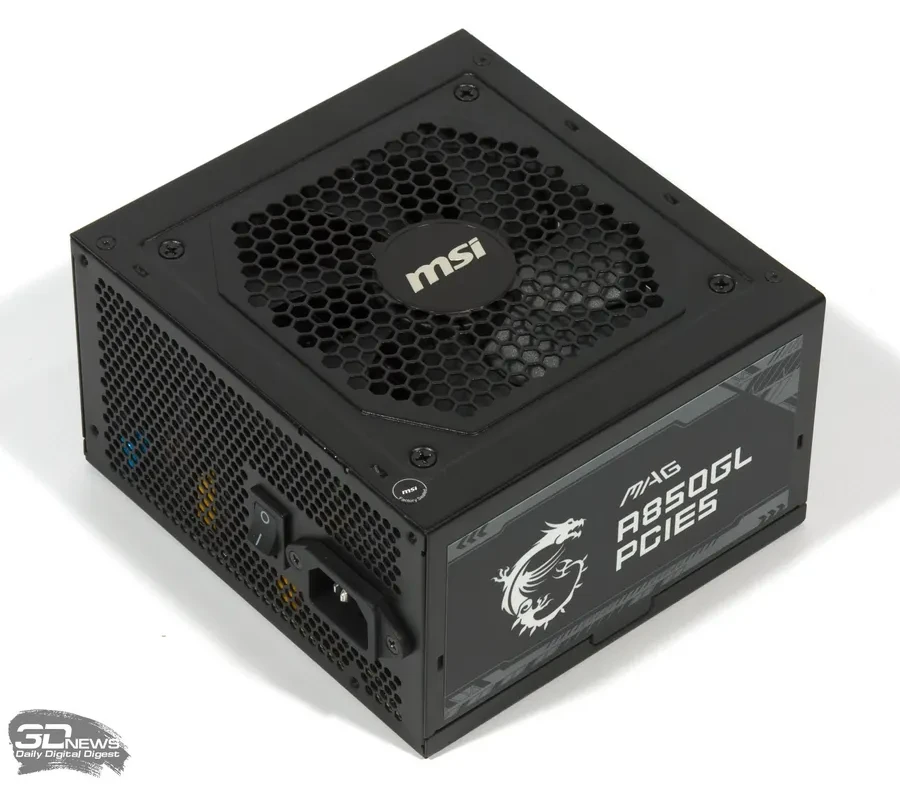 Блок питания MSI MAG A850GL, 850W, 80+ Gold, модульный — 2