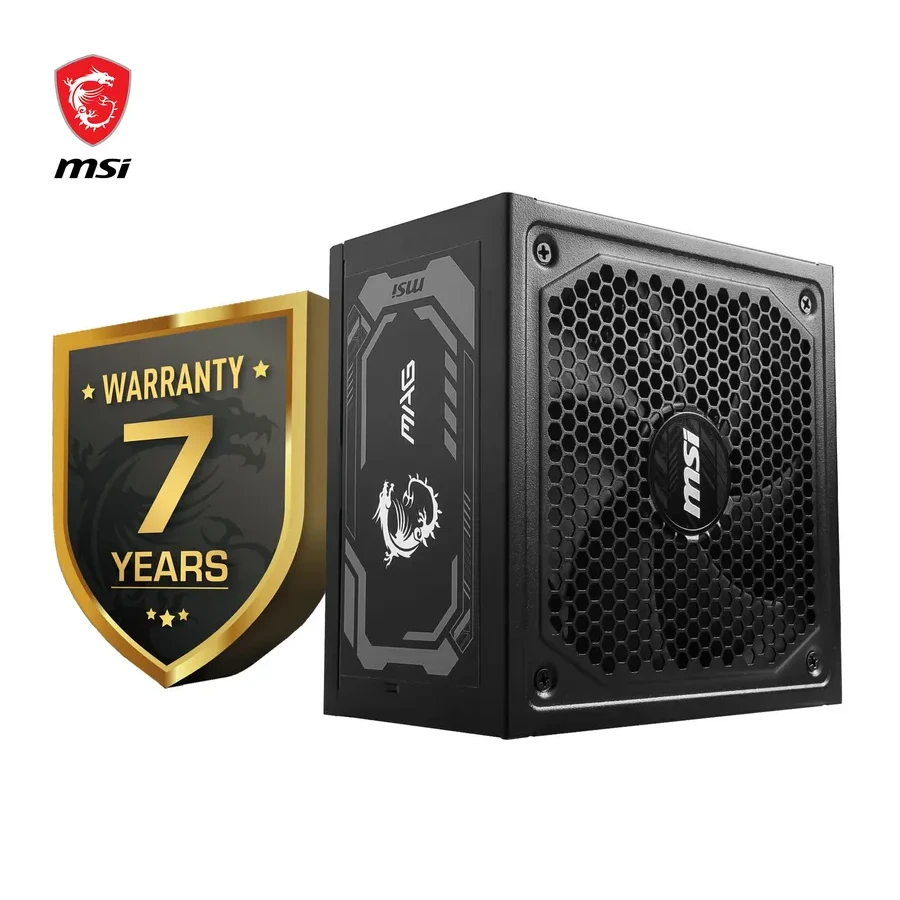 Блок питания MSI MAG A1000GL, 1000W, 80+ Gold, модульный