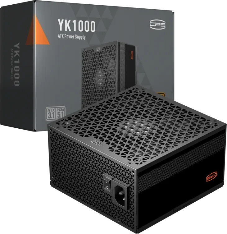 Блок питания PCCooler YK1000, 1000W, 80+ Bronze