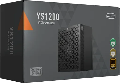 Блок питания PCCooler YS1200, 1200W, 80+ Gold, модульный