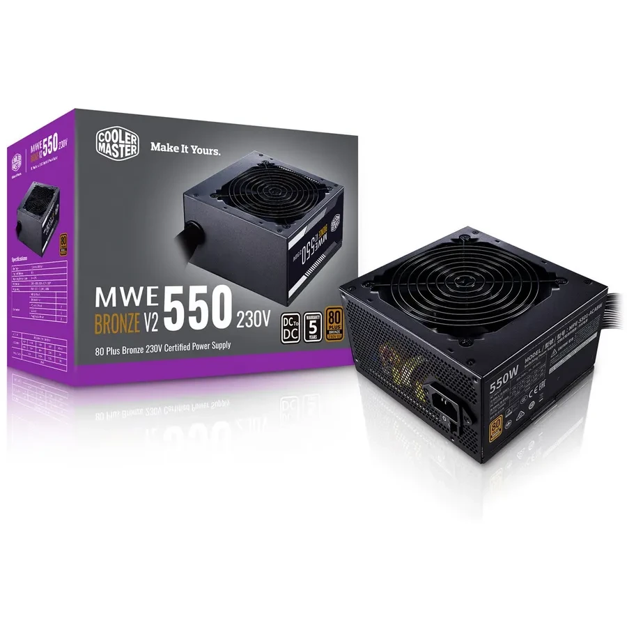 Блок питания CoolerMaster MWE 550 White V2, 550W