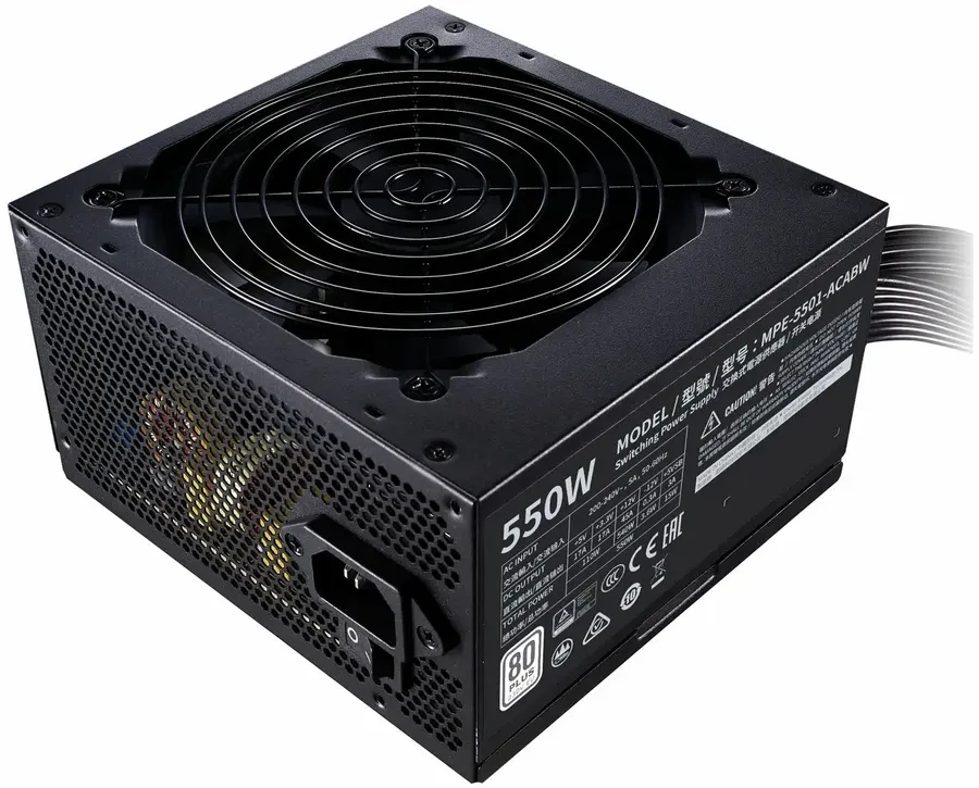 Блок питания CoolerMaster MWE 550 White V2, 550W — 2