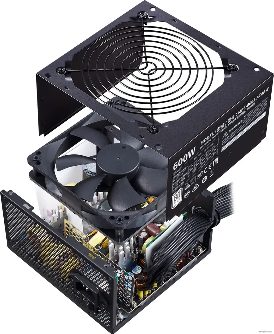 Блок питания CoolerMaster MWE 600 White V2, 600W — 2