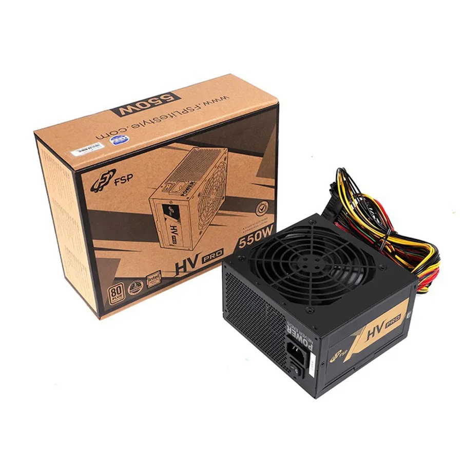 Блок питания FSP HV PRO 550W, ATX, 80+ Bronze