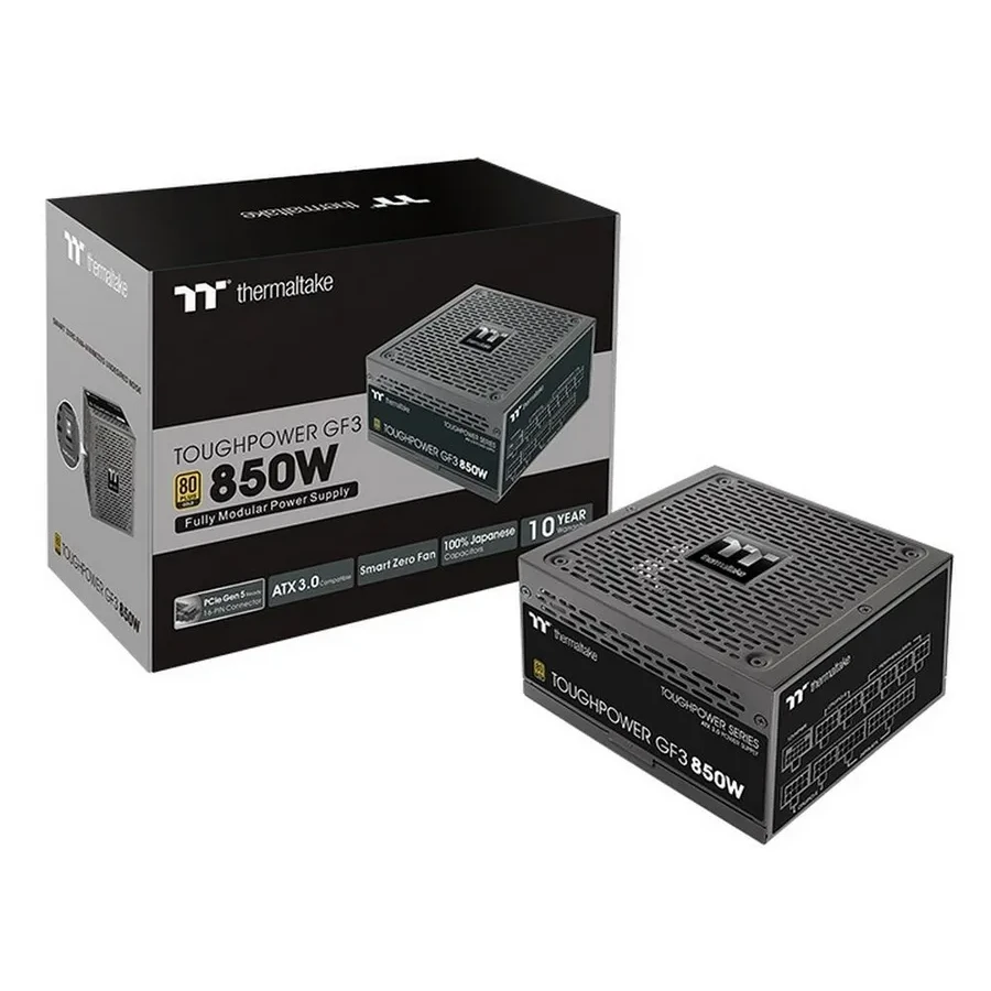 Блок питания Thermaltake Toughpower GF3 850W, 850W, 80+ Gold, модульный