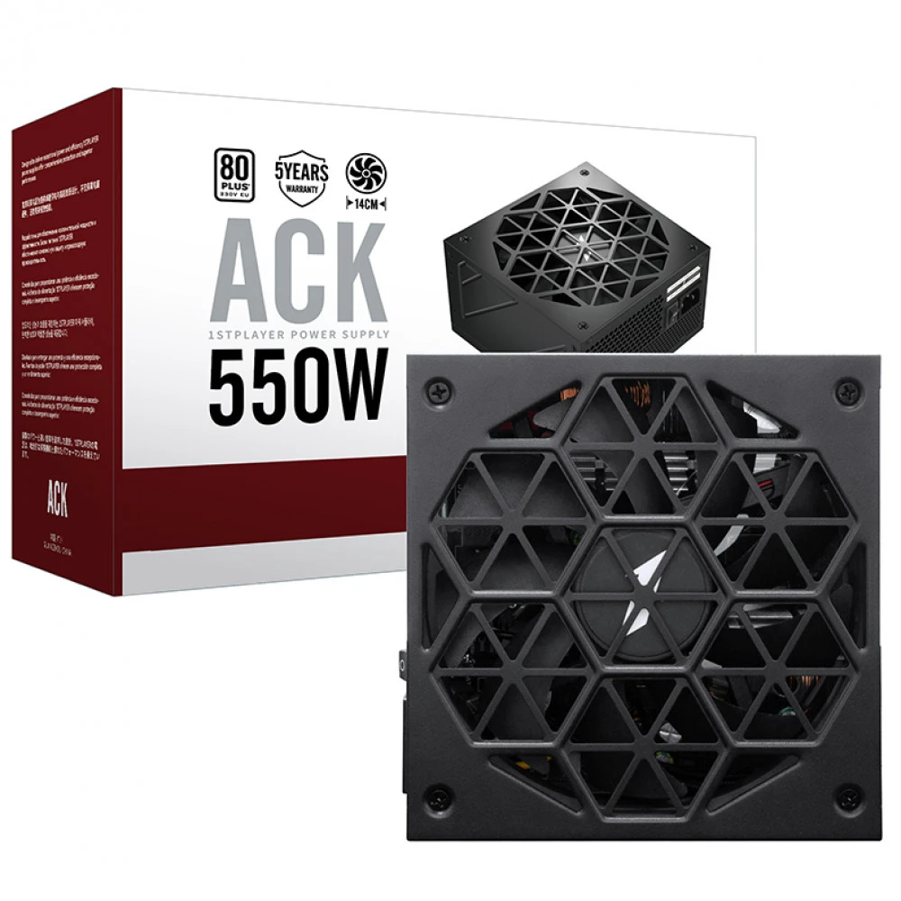 Блок питания 1STPLAYER HA, 550W, ATX, 80+ — 4