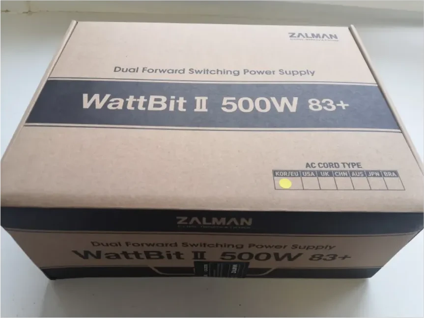 Блок питания Zalman Wattbit II, 600W, ATX, 80+ — 3