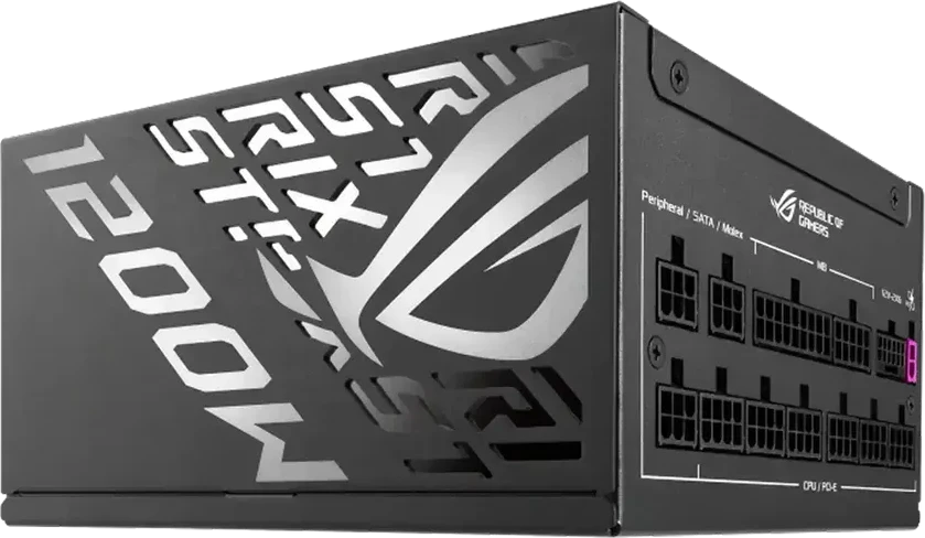 Блок питания ASUS ROG STRIX 1200W, 80+ Platinum, RGB — 3