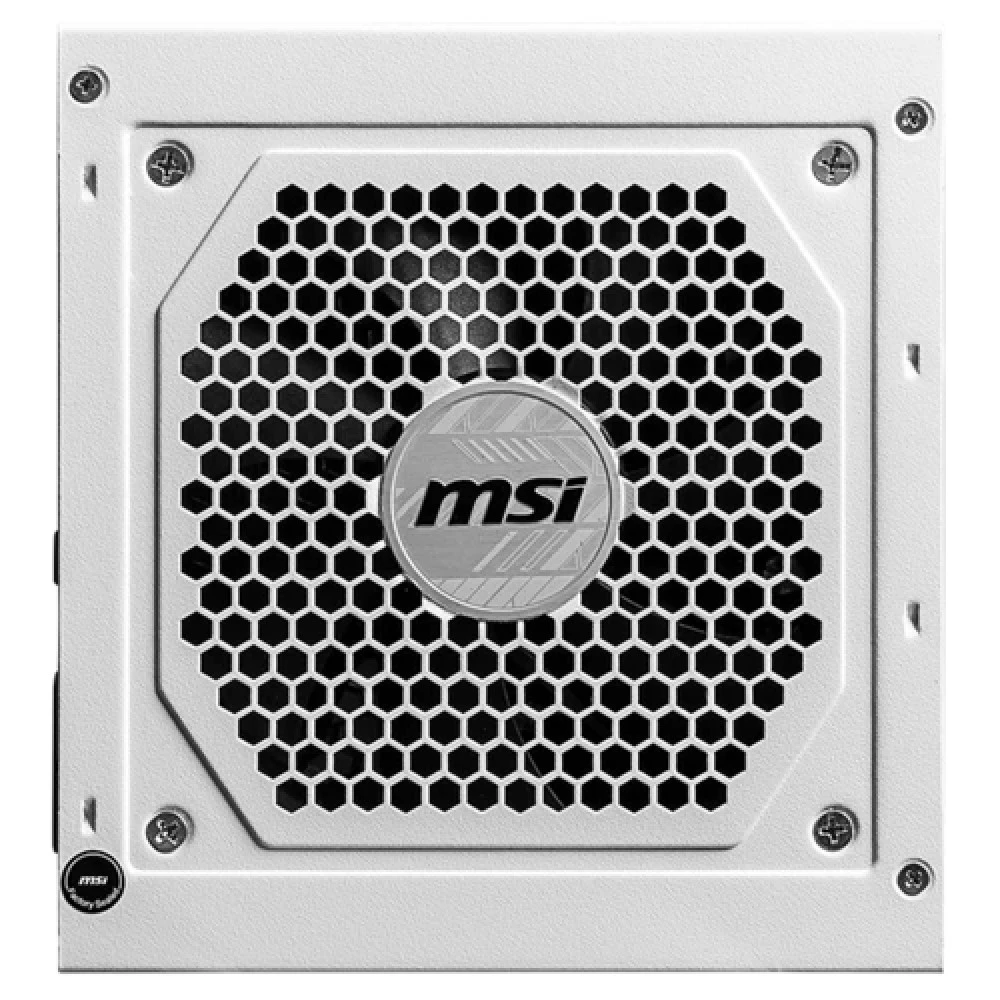 Блок питания MSI MAG A850GL PCIE5, 850W, 80+ GOLD, модульный, Белый