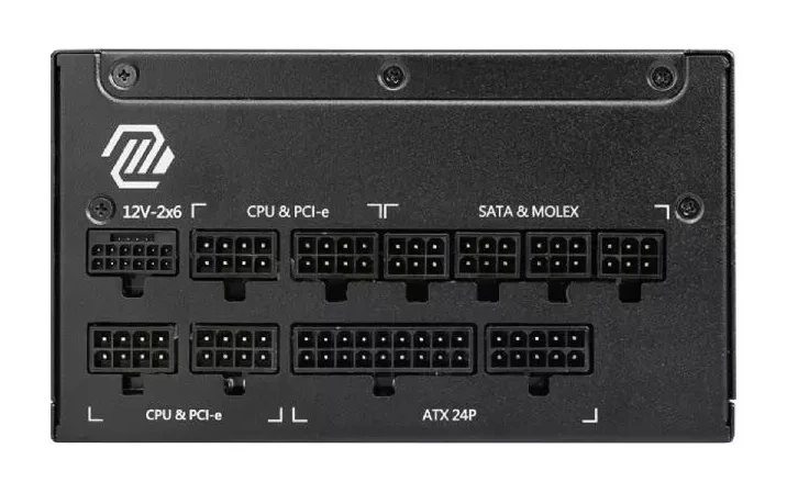 Блок питания MSI MAG A1250GL PCIE5, 1250W, 80+ GOLD, модульный — 4