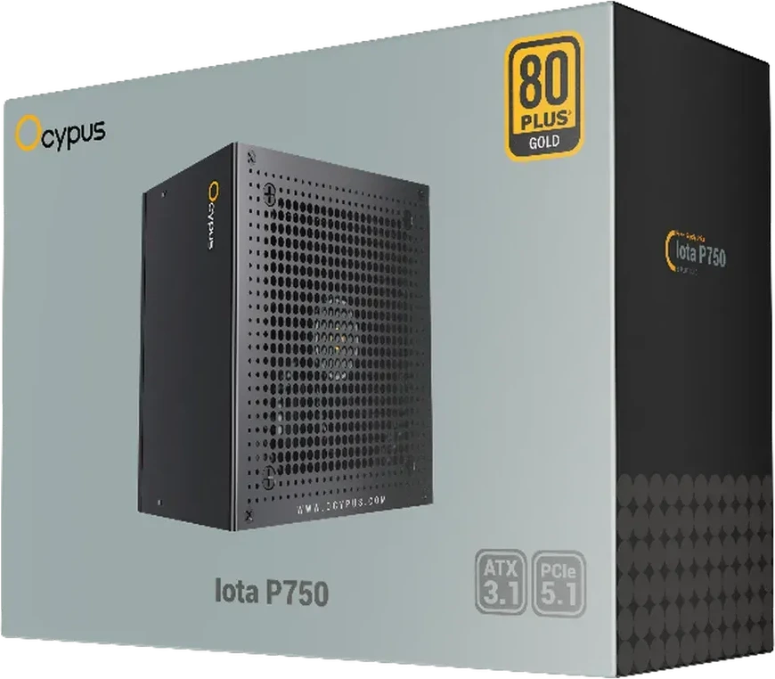 Блок питания Ocypus Iota P750, 750W, 80+ Gold, модульный — 3