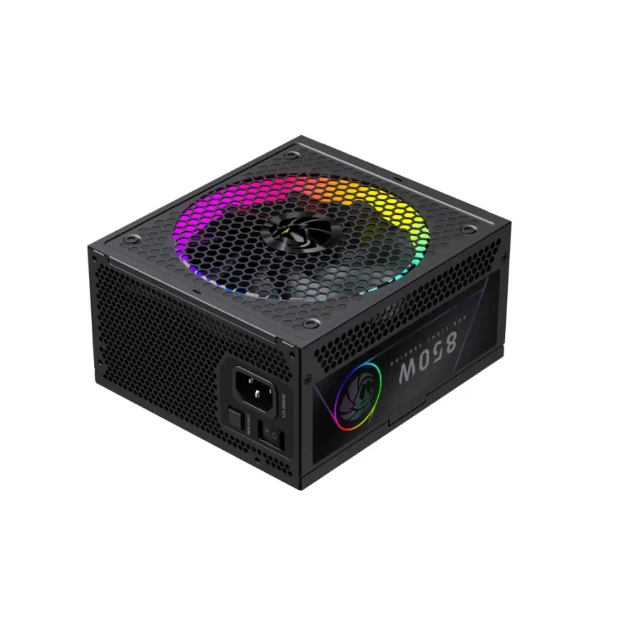 Gamemax RGB 850G, 850W, Gold, модульный, чёрный — 2