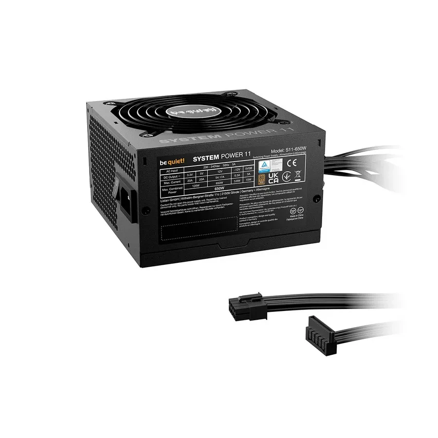 Блок питания Be quiet! System Power 11, 650W, 80+ Bronze — 3