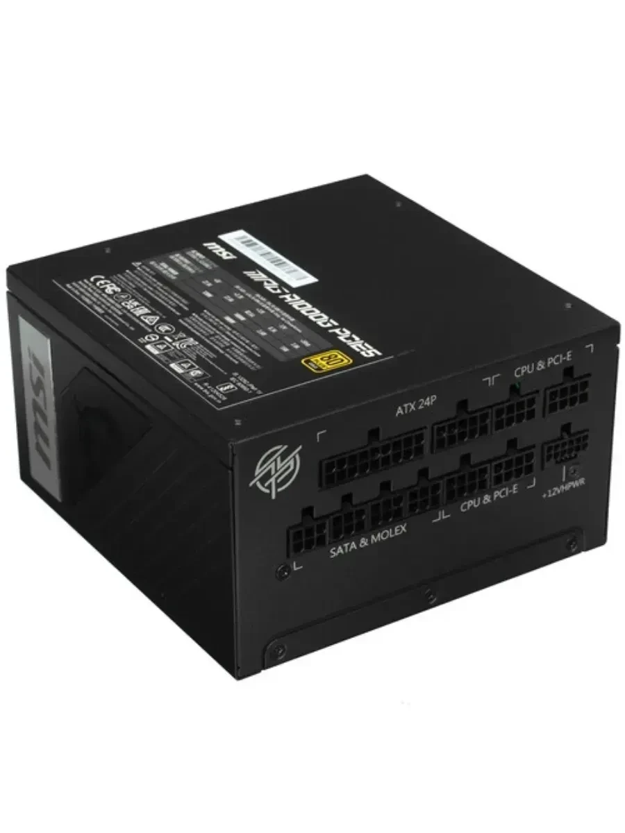 Блок питания MSI MPG A1000GS PCIE5 II, 1000W, 80+ Gold, модульный