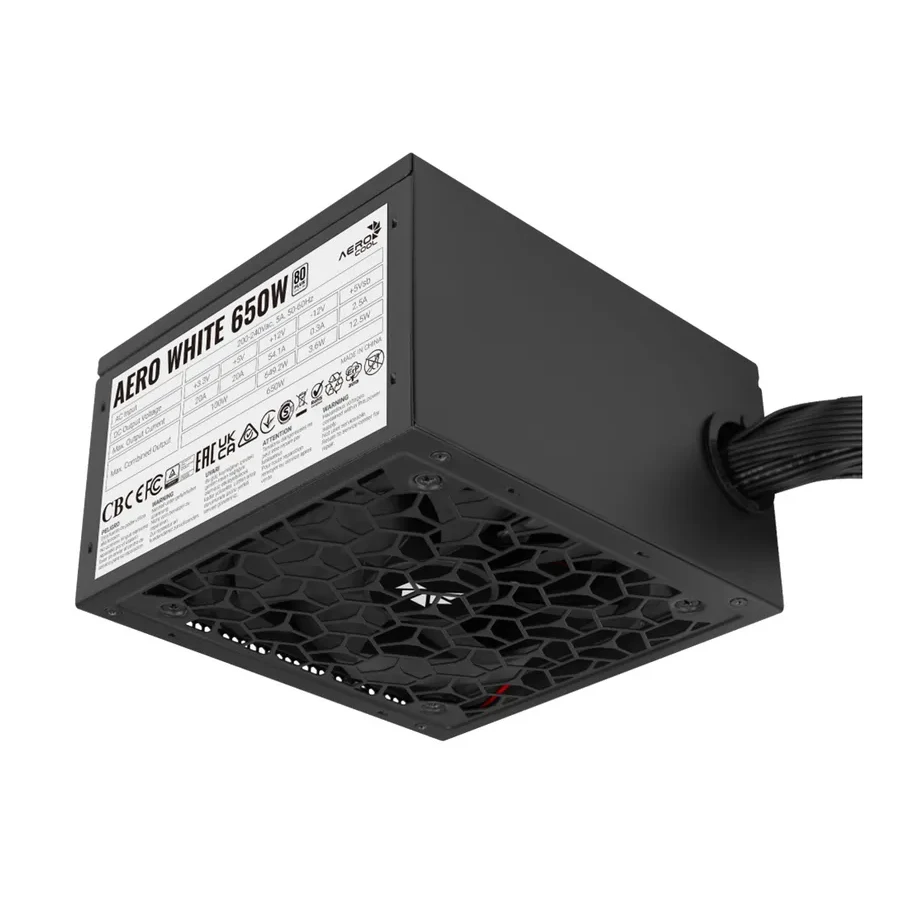 Блок питания Aerocool AERO WHITE, 650W — 3
