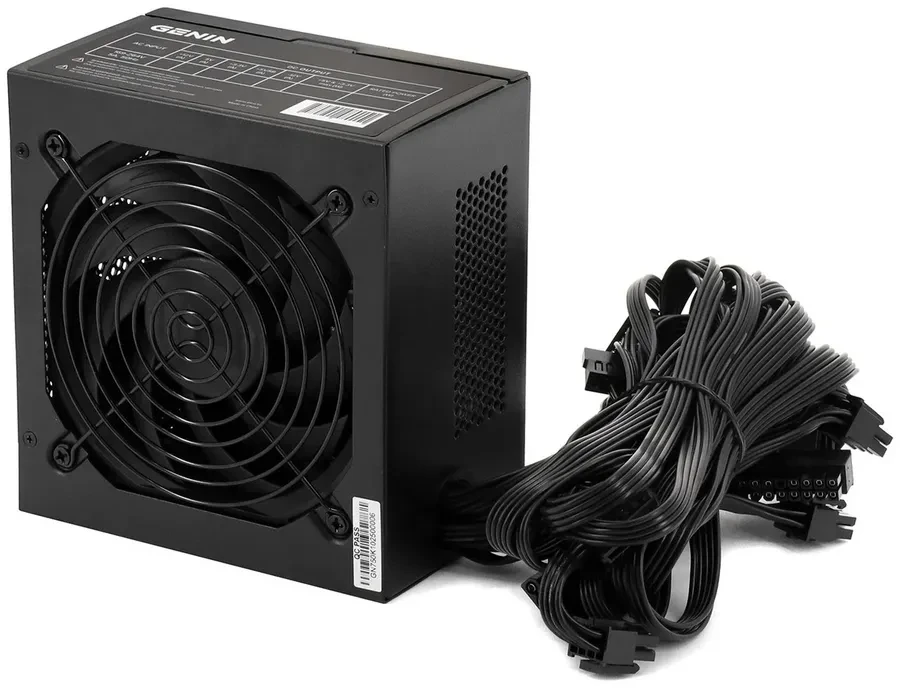 Блок питания Genin 750W, 80+ Bronze, черный