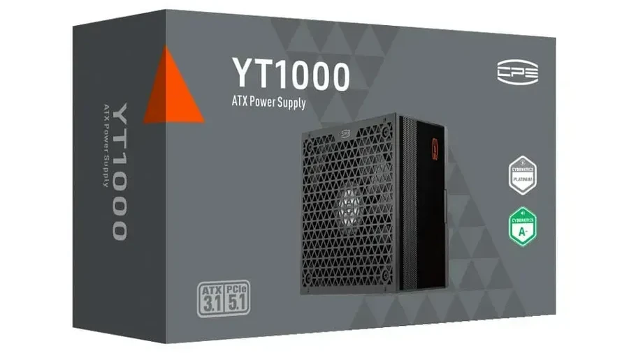 Блок питания PCCooler YT1000, 1000W, PLATINUM, модульный — 2