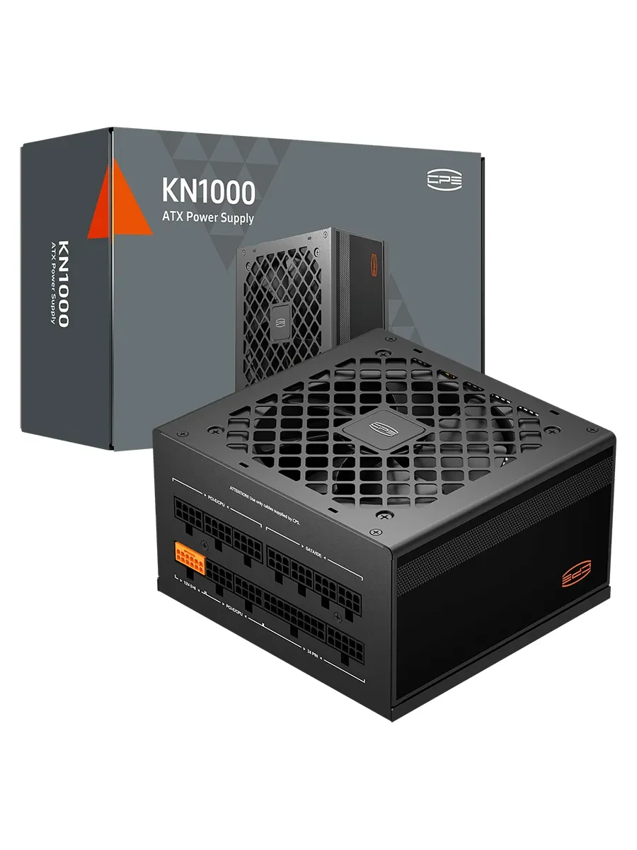 Блок питания PCCooler KN1000, 1000W, 80+ GOLD, модульный — 2