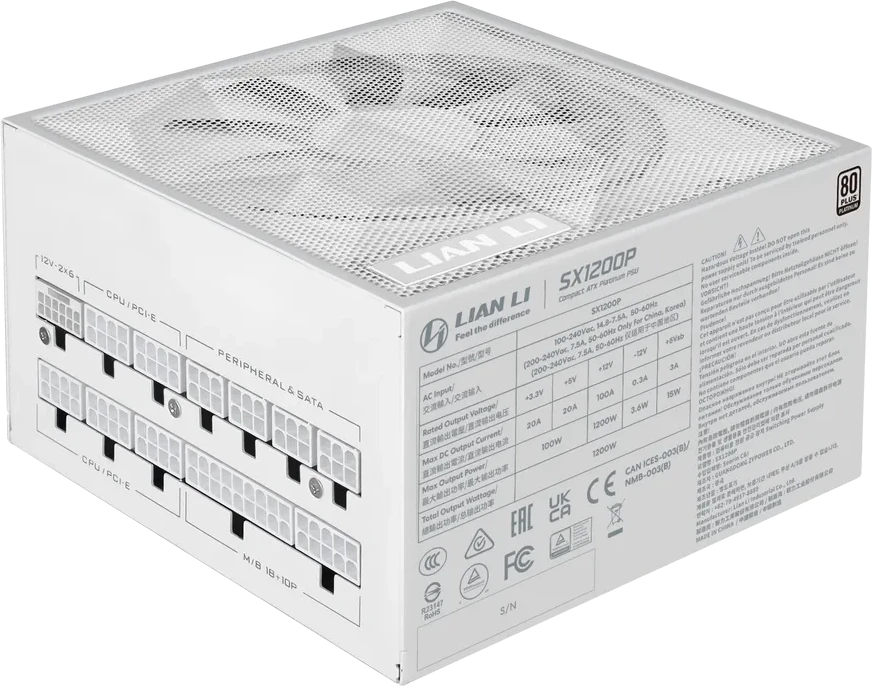 Блок питания Lian Li SX1200P, 1200W, 80+ Platinum