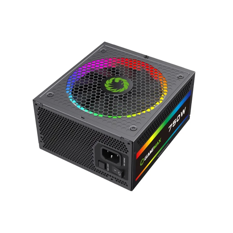 Блок питания Gamemax RGB PRO, 750W, Gold