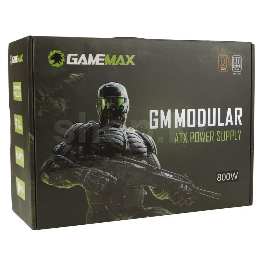 Блок питания Gamemax GM-800, 800W, 80+ Bronze — 3