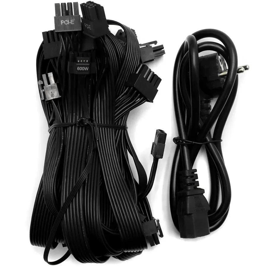 Блок питания GENIN GENPSU1000K Black, 1000W, 120mm fan, 150*160*86mm, ATX 3.0 — 3