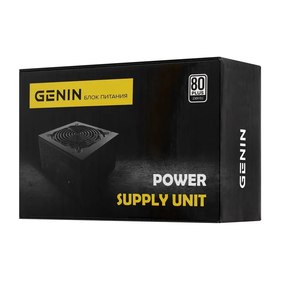 Блок питания GENIN GENPSU1000K Black, 1000W, 120mm fan, 150*160*86mm, ATX 3.0 — 4