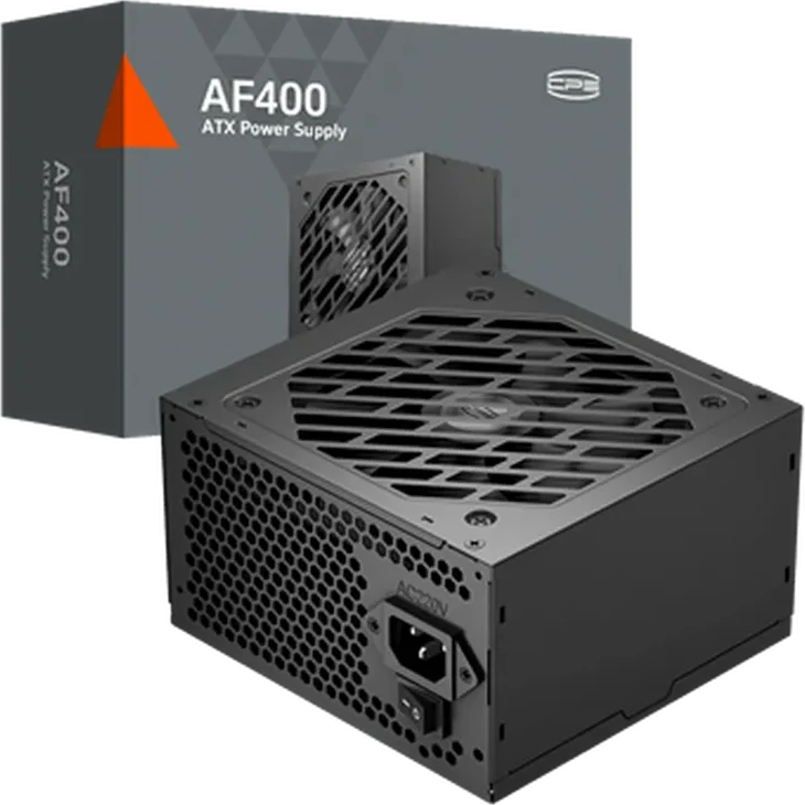 Блок питания PCCooler 400W, Non Modular, 80+, КПД ≥75%, ATX, FAN 120mm, Черный, P1-AF400-N1H