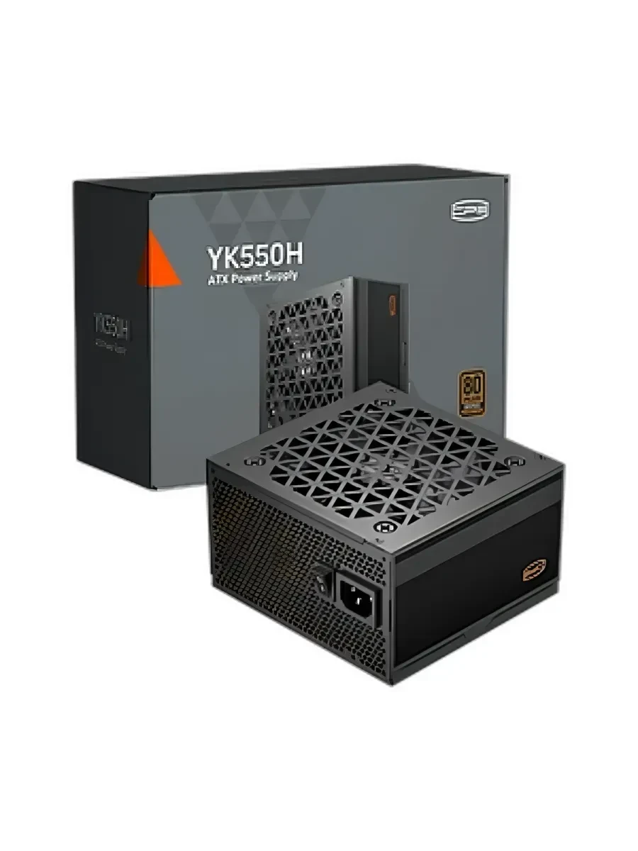 Блок питания PCCooler 500W, Non Modular, 80+, КПД ≥80%, ATX, FAN 120mm, Черный, P1-AF500-N1H