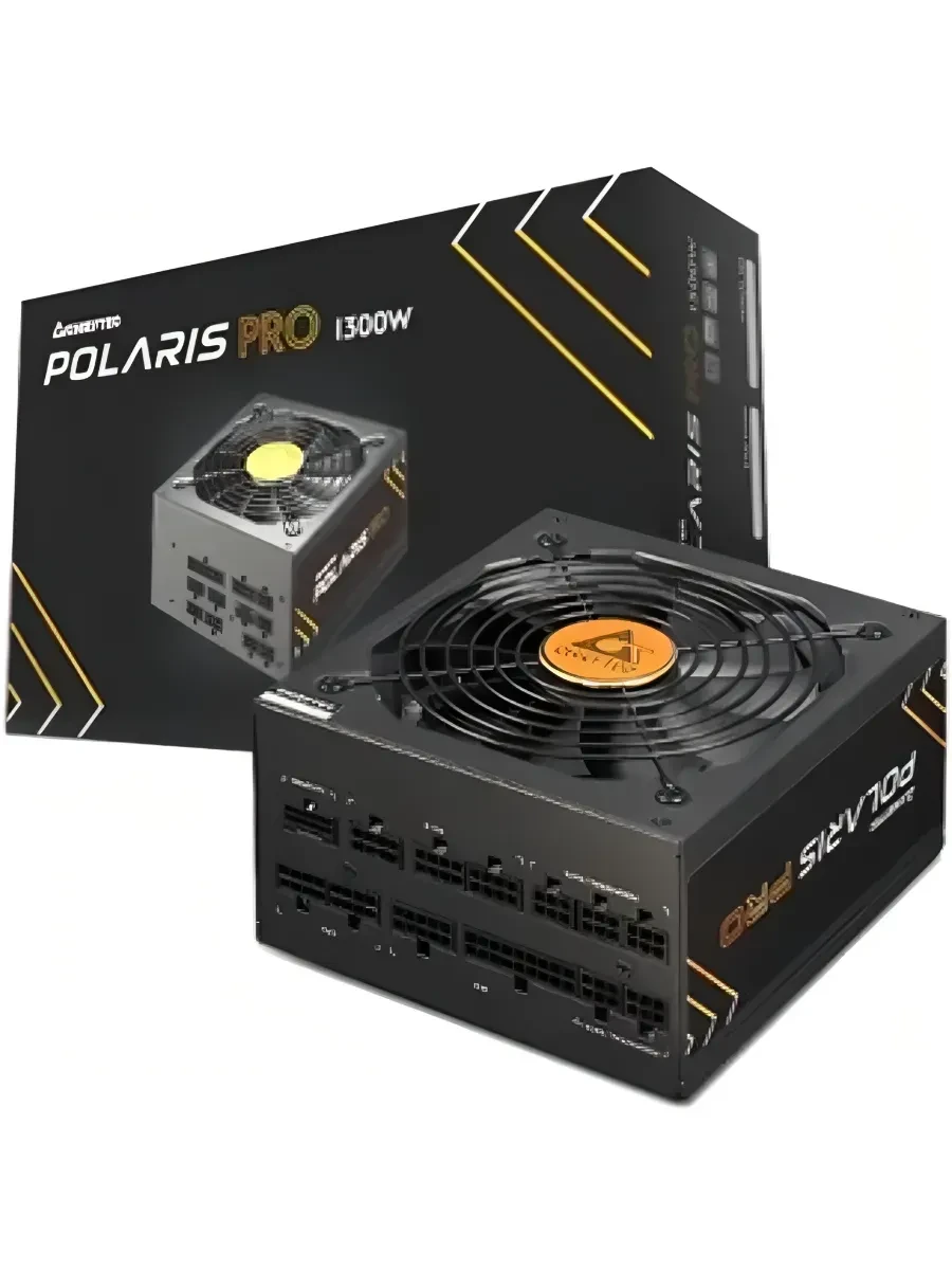 Блок питания Power supply ATX Chieftec POLARIS PRO 3.0, PPX-1300FC-A3, 1300W, 80plus Platinum, Modular