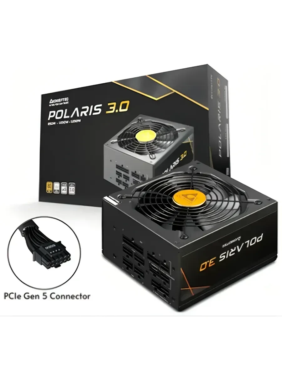 Блок питания Power supply ATX Chieftec POLARIS 3.0, PPS-1050FC-A3, 1050W, 80plus Gold, Modular