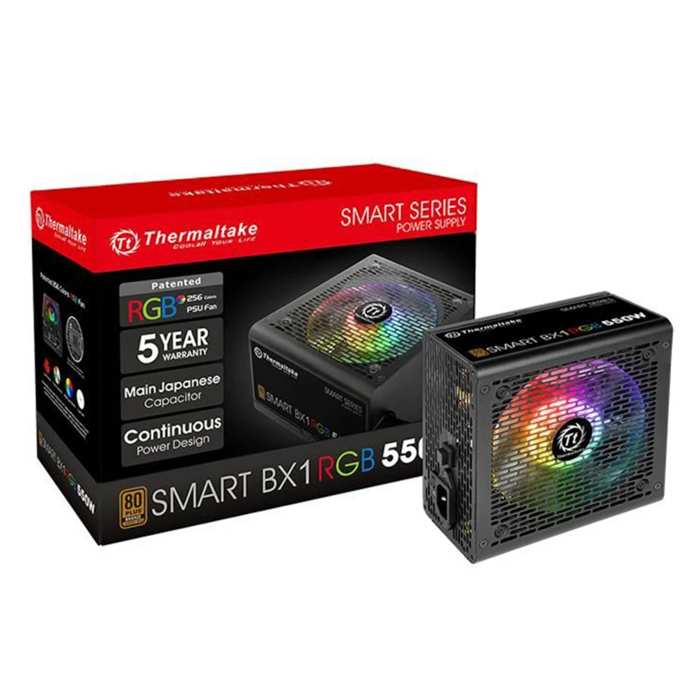 Блок питания ATX 550W Thermaltake Smart BX1 RGB — 4