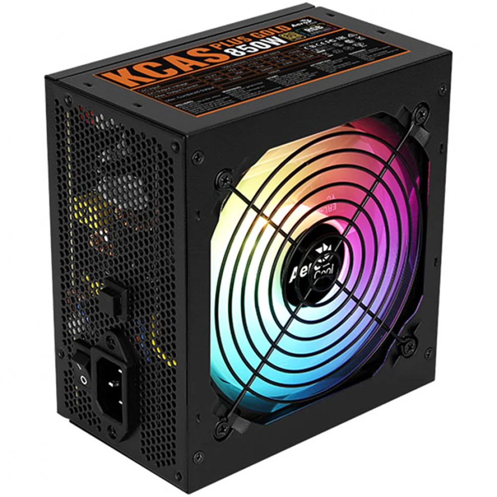 Блок питания ATX 850W AeroCool KCAS Plus Gold 850W RGB