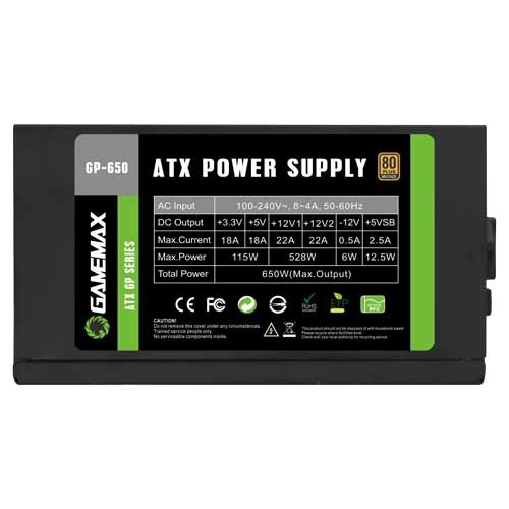 Блок питания ATX 650W GameMax GP-650 — 3