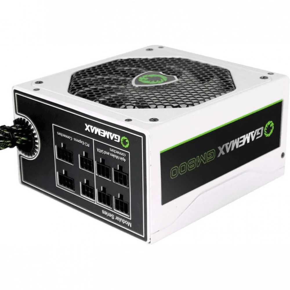 Блок питания ATX 800 W GameMax GM-800 White — 3