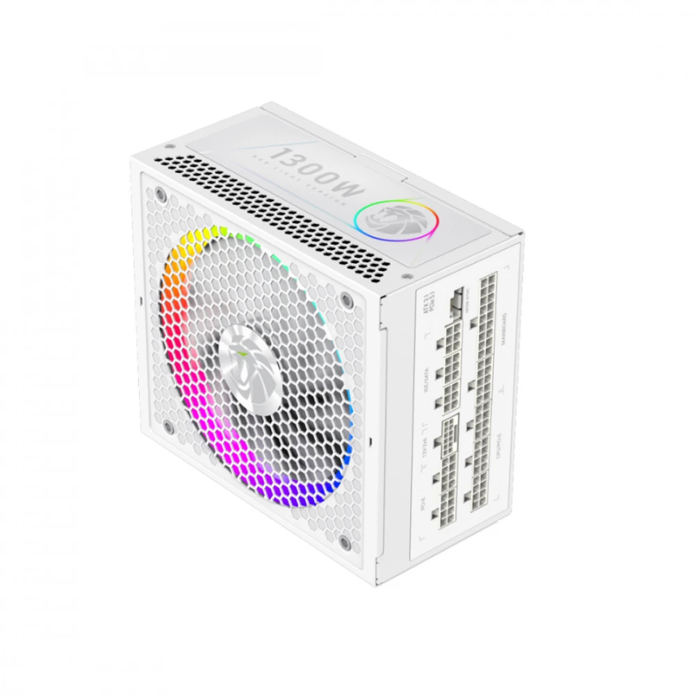 Блок питания ATX 1300 W GameMax RGB PRO 1300P WH — 2