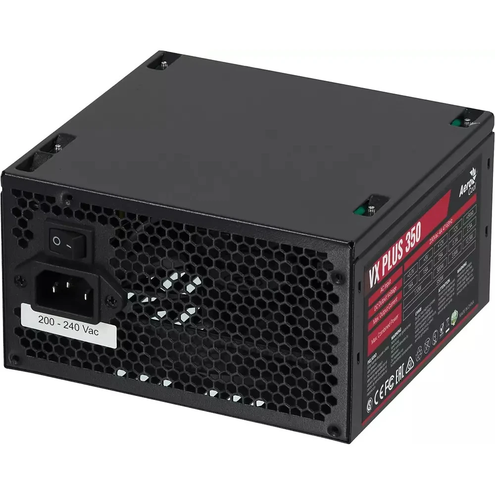 Блок питания Aerocool VX PLUS Stealth, 350W, ATX, Non-PFC — 2