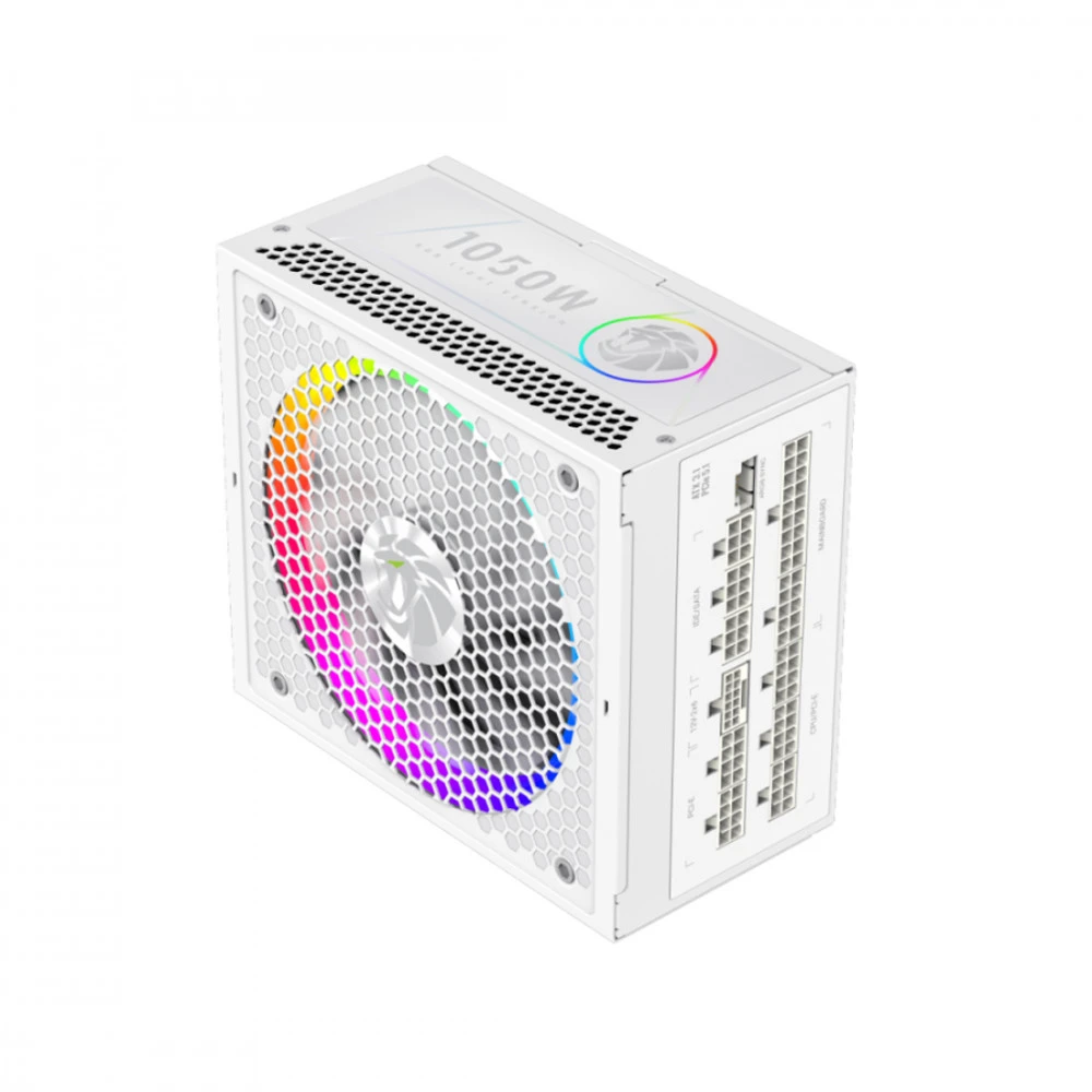 Блок питания ATX 1050 W GameMax RGB PRO 1050G WH — 3