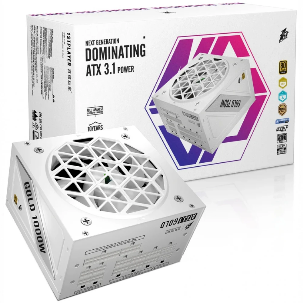 Блок питания ATX 1000 W 1Stplayer NGDP HA-1000BA4, White — 5