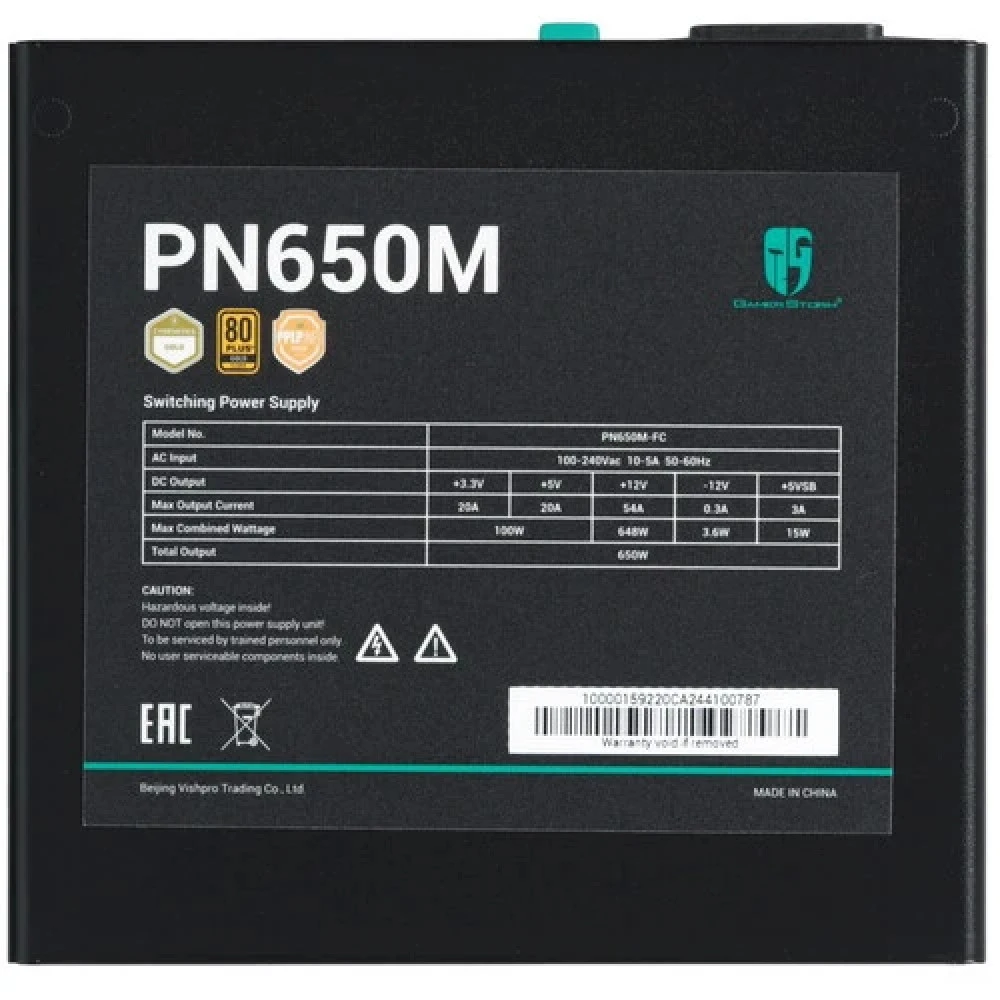 Блок питания ATX 650 W DeepCool GamerStorm PN650М — 4
