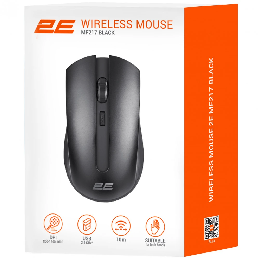 МЫШЬ 2Е MF217 WL BLACK — 5