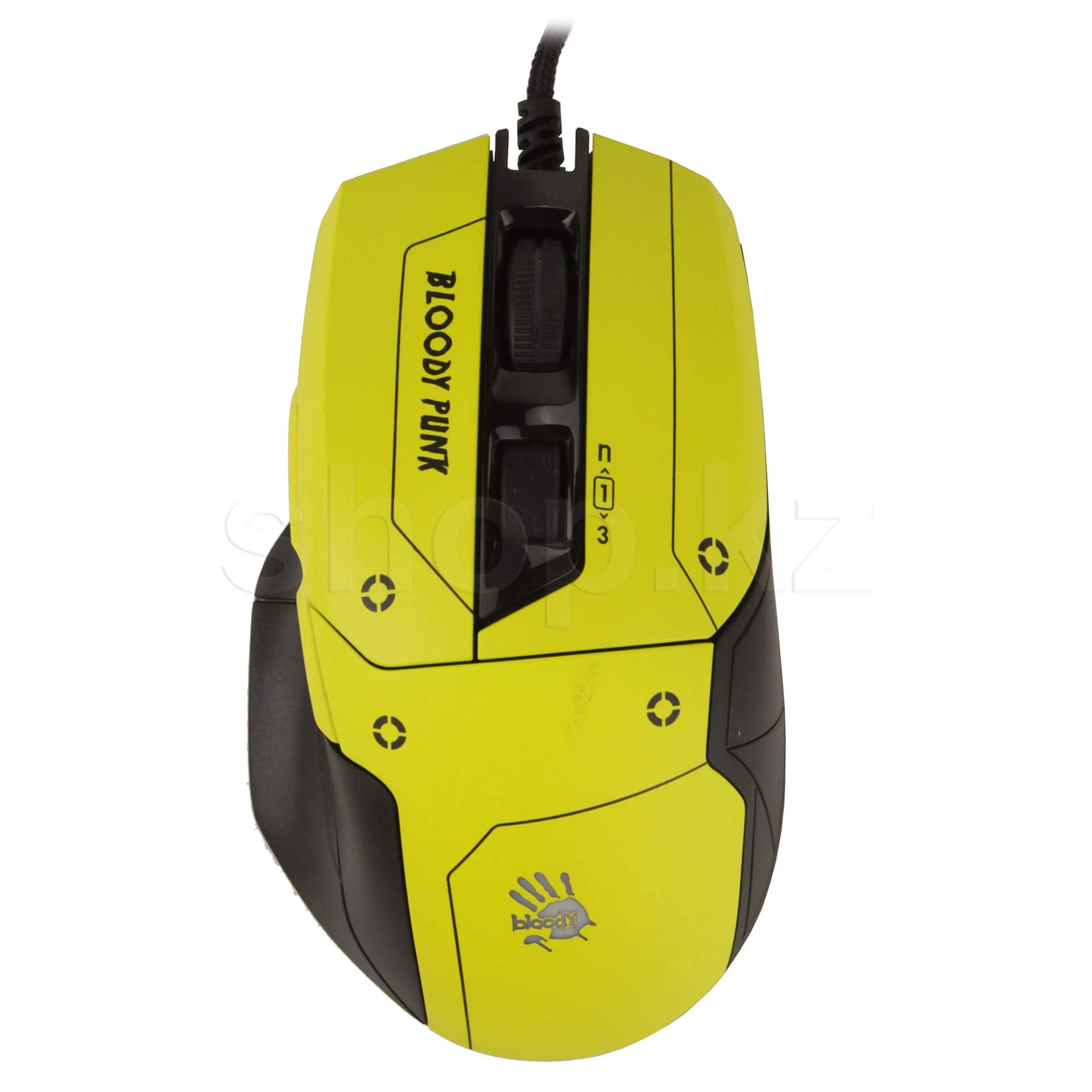 Мышь A4Tech Bloody W70 Max Activated, Punk Yellow, USB — 2