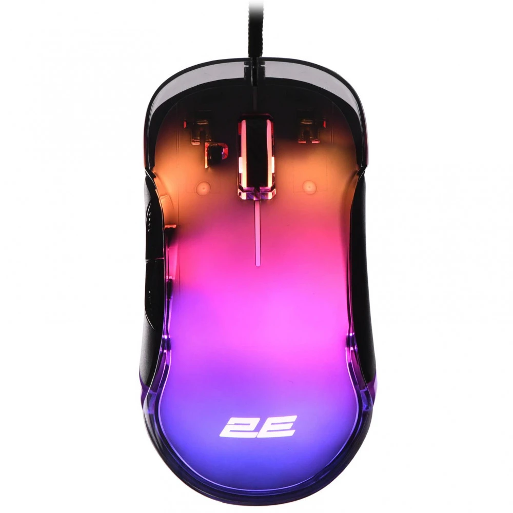Мышь 2E Gaming MG345 RGB, Transparent, USB