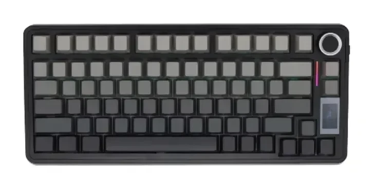 Клавиатура AULA S75 Pro Black, Gradient Grey, mechanical, Seiya switch, EN, 2.4/BT/USB-C
