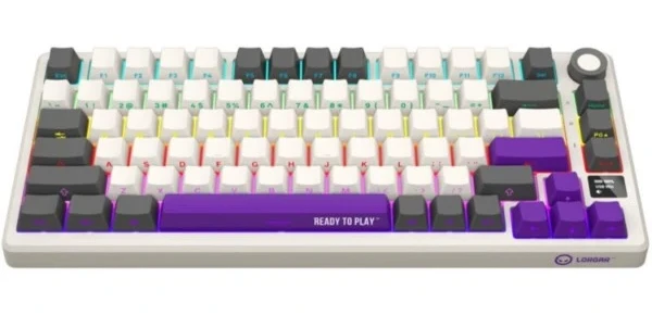 Клавиатура беспроводная LORGAR KBP7075W Pro, бежевая