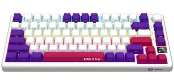 Клавиатура беспроводная LORGAR KBP7075W Pro, белая