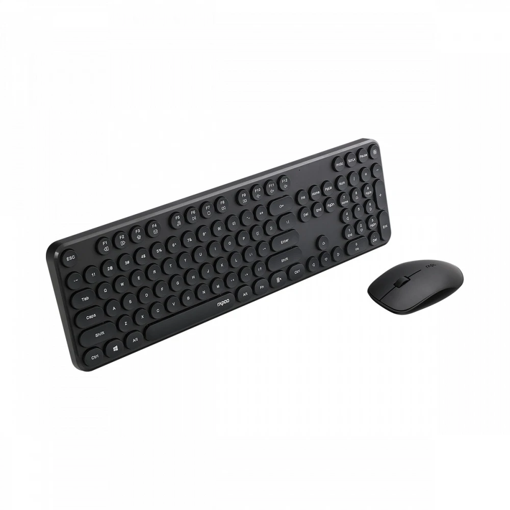 Клавиатура Rapoo X260S, Black, USB + мышь