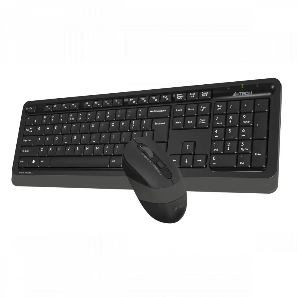 Клавиатура A4Tech Fstyler FG1010S, Black-Grey, USB + мышь — 2
